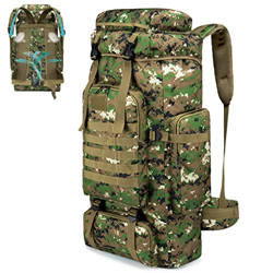 SPAHER 80L Mochila Táctica Militar Camuflaje Molle Assault Pack Mochilas de Marcha Ligero Impermeable Bolso de Viaje para Senderismo Acampada, Montañi precio