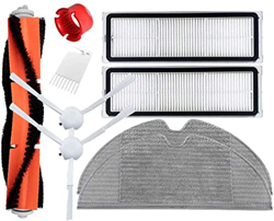 Litads para 1C MIJIA piezas de repuesto barrido trapeador robot Partes de aspirador Kits de filtro lateral cepillo principal fregona en oferta