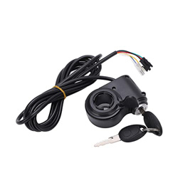 VIFERR Acelerador de Pulgar Ebike, Conjunto de Control de Velocidad del Acelerador del Acelerador del Pulgar de la Bicicleta eléctrica Universal 12V-7 características