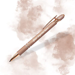Bolígrafo 2 en 1 Personalizable Edición Oro Rosa Cobre, Bolígrafo con tu texto personalizado. (Edición Oro Rosa Cobre, 1) precio