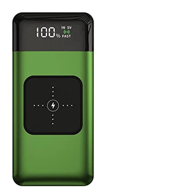 ZYLR Banco de energía Cargador inalámbrico Power Bank 20000mAh Cargador portátil de Carga rápida Powerbank para teléfono Inteligente Batería Externa R