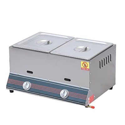 Freidora Profesional Comercial de propano, Restaurante de Comida rápida, Tanque Doble, encimera de Acero Inoxidable, Gas Lpg