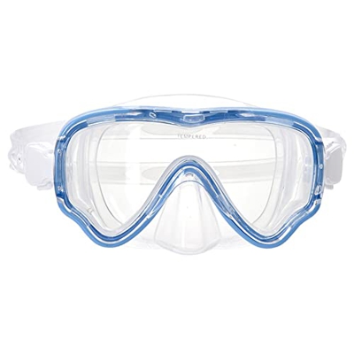Gafas de Buceo Máscara de esnórquel completamente seca Silicona antivaho Gafas de natación for estudiantes Juego de esnórquel con gafas y Snorkel seco