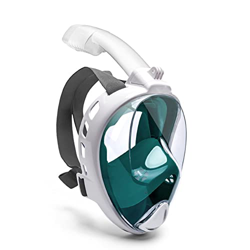 Gafas de Buceo 180 ° Panorámico Full Full Snorkeling Máscara for hombres y mujeres Snorkel juego de buceo seco completo anti antidiviegos gafas de buc en oferta