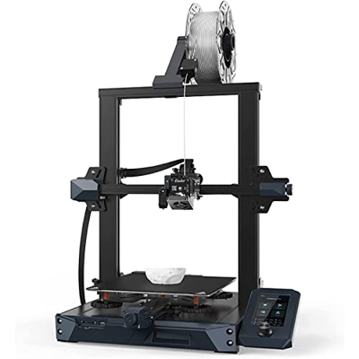 NVIVN Impresora 3D, Impresora 3D FDM De Escritorio, Tamaño De Construcción con Extrusora Directa Plataforma De Impresión De Acero con Resorte para PC,