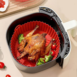 Umifica Sartén para freír Aire | Sartén de Silicona Antiadherente Reutilizable para freidora de Aire | Food Safe Freidoras de Aire Accesorios para hor características