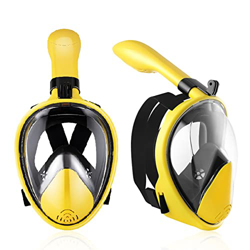 Gafas de Buceo 180 ° Panorámico Full Full Snorkeling Mask Snorkeling Adulto Silicona Masilla de Buceo Full Snorkeling Máscara de Buceo Gafas secas Sis precio