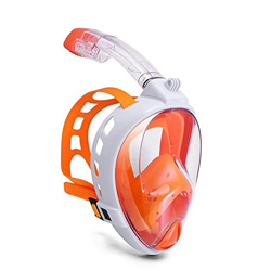 Gafas de Buceo Máscara de Snorkel de Cara Completa UVA Protección Anti Fog Miopía Seca Full Miopía Snorkel Respiración Masilla de respiración de 180 ° características