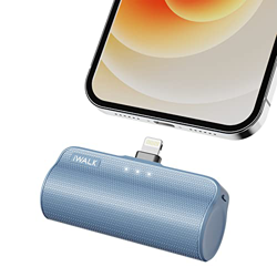 iWALK 3350mAh Móvil Portátil Batería Externa, Ultra-Ligera Power Pack Compacto Power Bank Cargador Compatible para iPhone 13/12 Mini/12/12 Pro/12 Pro  características