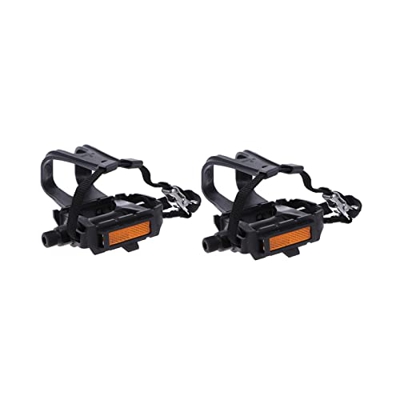 WANNENG Ymming 2pcs/ Pedales universales Pedal de Bicicleta de montaña Material de Nylon cinturón Antideslizante Ymming