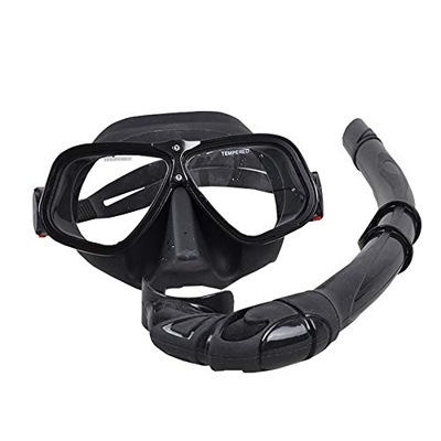 Gafas de Buceo Impermeable de buceo Gafas de sellado for adultos y adolescentes equipo de snorkel panorámica anti-niebla de la lente en seco Top Másca