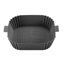 Freidora Cuadrada Freidora Non-Stick Silicone de Silicona Accesorios de freidora de Reutilizable Material de Silicona 4 freidora de en oferta