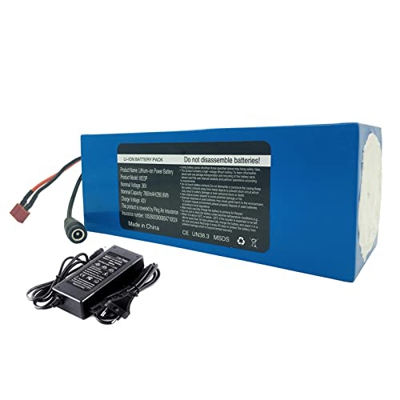 FREEDOH Batería Bicicleta Eléctrica 36V 7.8Ah 10S3P Paquete Batería Iones Litio Bicicletas Eléctricas Compatible con Kits Motor De 200W 250W 350W con 