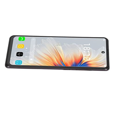 Jopwkuin Teléfono Celular Mix4, Teléfono Celular Desbloqueado 6.82 Pulgadas Tipo C Puerto de Carga Negro 7731E Chip para la Vida Diaria para la Oficin