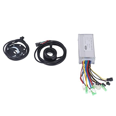 BigKing Conversión de Bicicleta eléctrica, Kit 22A Kit de Controlador de Velocidad de Bicicleta eléctrica con Panel M6 para Motor de 500W