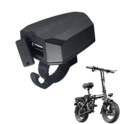 BEAUTIFABLE E-bike Teléfonos Cargador DC 12-60V Bicicleta Eléctrica E Scooter Bike Cargador USB Salida 5V 2A en oferta