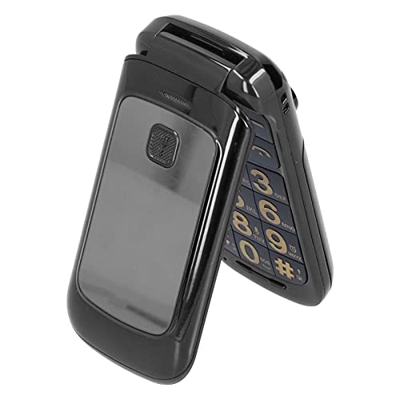 Teléfono Plegable Multifunción 2G, Teléfono Móvil para Ancianos de Gran Capacidad De 1200Mah, Teléfono Móvil con Teclado de Regalo para Ancianos con T
