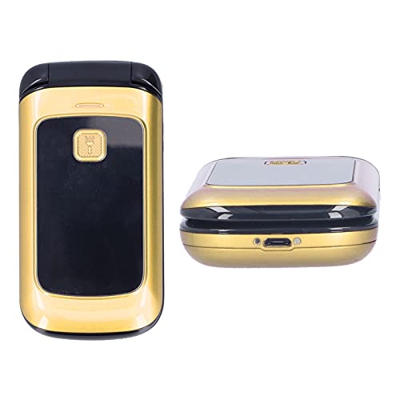 Teléfono Plegable Multifunción 2G, Teléfono Móvil para Ancianos de Gran Capacidad De 1200Mah, Teléfono Móvil con Teclado de Regalo para Ancianos con T