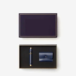 YQBUER Bolígrafo portátil de Cuero con luz de Hora, Bolsa de Tinta de Cuero, Regalo del día del Maestro de Alto Valor, Juego de Regalo de Hada pequeña en oferta