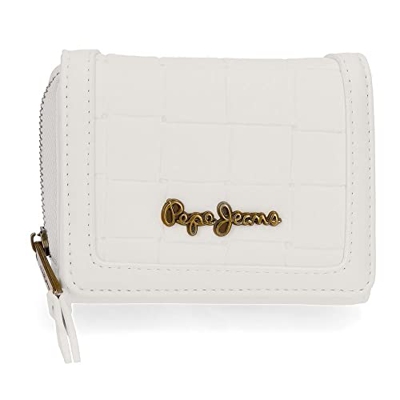 Pepe Jeans Naiara, Accesorio De Viaje Billetera Mujer, Bege (Beige), 10x8x3 Cms