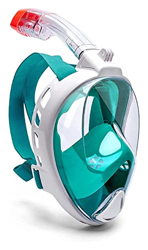 Máscaras de buceo de cara completa Equipo de buceo hecho de 4 colores de material de silicona Buceo multifuncional Cara completa Impermeable Natación  características