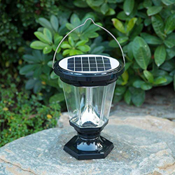Exterior 4W LED Energía Solar para el hogar Luz de Emergencia Exterior Villa Patio Pilar Columna Lámpara Exterior Tienda de campaña Estigma portátil P en oferta