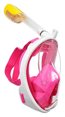 Máscara de esnórquel de cara completa Máscaras de buceo Máscaras de buceo Submarino Anti-vaho Anti-fugas Seguro e impermeable Equipo de piscina (Color