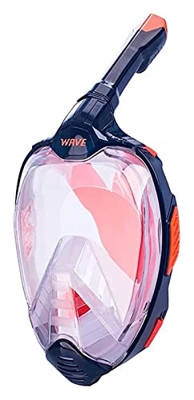 Máscaras de buceo Snorkeling Unisex Equipo de buceo de alta definición hecho de material de silicona Natación impermeable y antivaho (Color: D, Tamaño