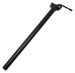 ZHOUFENG Tijas de sillín Bicicleta Reversible Seapost Silver Black EBike Tija de sillín volcada 25.4/27.2 * 200/210/300 / 350mm Bicicleta eléctrica (C características