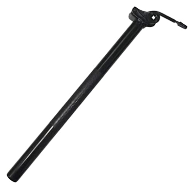 ZHOUFENG Tijas de sillín Bicicleta Reversible Seapost Silver Black EBike Tija de sillín volcada 25.4/27.2 * 200/210/300 / 350mm Bicicleta eléctrica (C