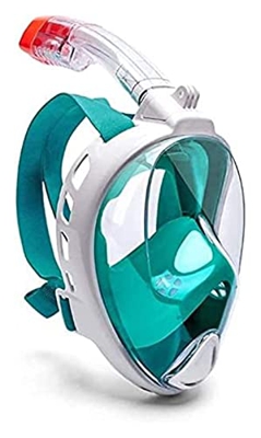 Buceo Buceo Máscara de Snorkel Adultos Hombres Y Mujeres Snorkel Seco Completo Espejo Anti-vaho Equipo Profesional Máscara de Buceo (Color : C, Tamaño