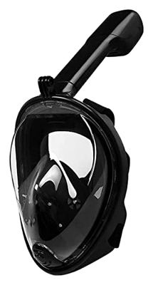 Máscara de snorkel Buceo Máscaras de buceo Juego de snorkel Falda de silicona para adultos Gafas antiniebla Piscina Equipo de piscina (Color: Negro, T