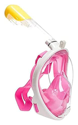 Máscara de buceo de secado completo antivaho Equipo de buceo Máscara Set Adultos y Niños (Color: Rosa, Tamaño: L-XL) características