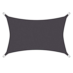 Útil al Aire Libre Toldo Vela 300D 160GSM Impermeable UV Jardín Patio Toldo Toldo Tienda Sombrilla Refugio Camping Playa (3 x 4 x 5 m) precio