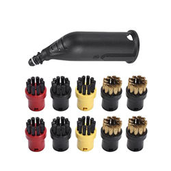 Genérico TYEHH Cleaner Steam Cleveice Boquilla + Cepillos de Boquilla de Alambre x 10 Compatible con Karcista Limpiador de Vapor Absolute Home Applian características