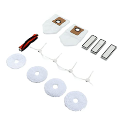 Juego de Trapeador de Cepillo de Barredora, Kit de Cepillo Principal de Robot de Barrido Absorción de Agua Respetuosa con el Medio Ambiente Fibra de A precio