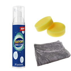zxcvb Foaming Heavy Oil Stain Cleaner, 100ML All Purpose Bubble Cleaner Spray, Foam Cleaner for Car and House, Making All Objects as Clean as New (1 P características