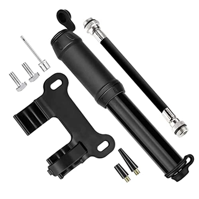 IzzDynno Bomba de Bicicleta, Bomba de Bicicleta para la Bomba de neumáticos para Bicicletas Mini Bomba de Bicicleta Bomba de la Bomba de Bomba y Marco