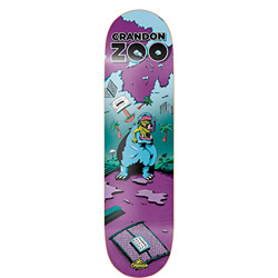 Crandon Tabla SKC-800-HIPPO-DECK Skateboard Profesional Solo Tabla + Lija, Madera de Arce canadienses 7 Capas Medidas 8 in x 31,50 in. características