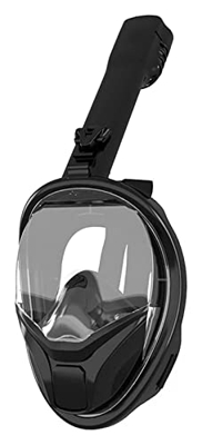 Máscaras de buceo Snorkeling Unisex Equipo de buceo de alta definición hecho de material de silicona Natación impermeable y antivaho (Color: A, Tamaño