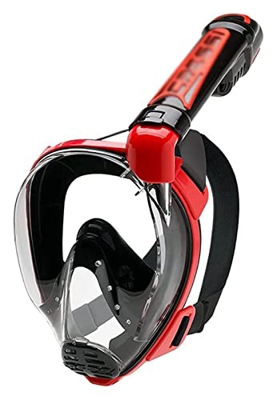 Máscaras de buceo Snorkeling Unisex Equipo de buceo de alta definición hecho de material de silicona Natación impermeable y antivaho (Color: C, Tamaño