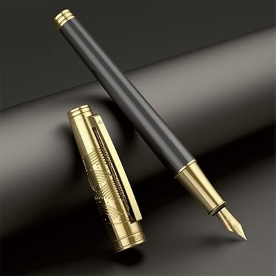 YQBUER Regalo de graduación de Pluma Simple for Maestros, Hombres y Mujeres for Practicar caligrafía, líderes, Conjunto de Caja de Regalo de Tinta de 