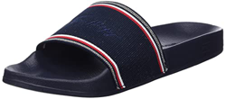 Tommy Hilfiger Essential Shiny Knit Pool Slide, Sandalias deslizantes Mujer, Cielo del Desierto, 38 EU precio