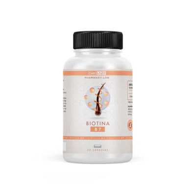 Biotina 100% Pura | Suplemento a base de Vitamina B7 | Tratamiento Anti-Caída | Aumenta el crecimiento del cabello | Fortalece las uñas | Protege la s