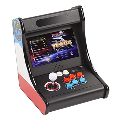 Riuulity Rocker Game Machine, All In One Mini 3D Joystick Control Gamer EU Plug 110-240V Soporte 4 Jugadores