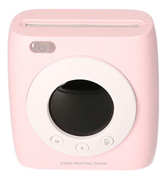 YTCYKJ Impresora fotográfica térmica inalámbrica BT, Mini Impresora Bolsillo P2S con función Reloj Impresora HD 300 dpi Etiqueta Nota Nota Imagen, 7 P precio