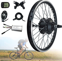 STYLEEE Kits de Conversión de Rueda Trasera de Bicicleta Eléctrica de 36V, 250W, 500W, Rueda Trasera de Motor de Cubo con 20", 24", 26", 27,5", 28", 2 en oferta