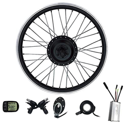 STYLEEE Kit de Conversión de Ebike 36V 250W 500W Kit de Conversión de Bicicleta Eléctrica de Motor de Cubo Giratorio Trasero sin Escobillas, con Panta características