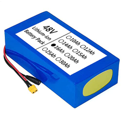 FREEDOH Batería Iones Litio De 48V 16Ah 13S6P Paquete Batería Litio Bicicleta Eléctrica para Kits Motores Bicicletas Eléctricas De 250W 350W 500W 700W características
