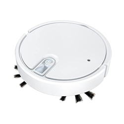 SM SunniMix Robot Aspirador Piso Alfombra Barrido vacío/Barrido//función de pulverización Fuerte succión inalámbrico automático Aspirador Robot, Blanc precio